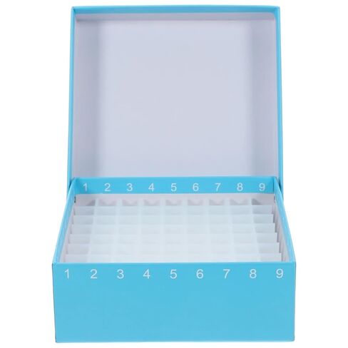 Cardboard Freezer Box 10Pcs Food Tube Box Storage Paper Freezer Holder for Laboratory Centrifuge for Centrifuge Freezer Laboratory in Saudi Arabia