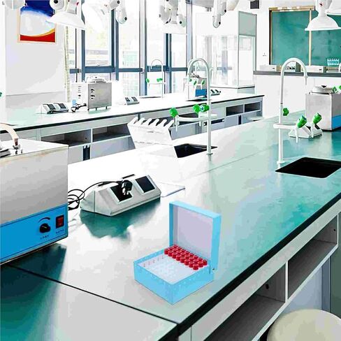 Cardboard Freezer Box 10Pcs Food Tube Box Storage Paper Freezer Holder for Laboratory Centrifuge for Centrifuge Freezer Laboratory in Saudi Arabia