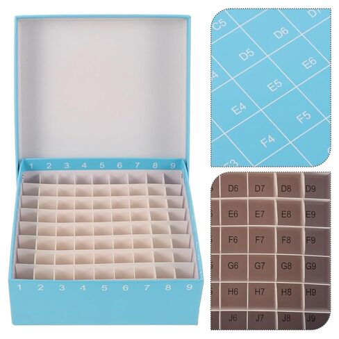 Cardboard Freezer Box 10Pcs Paper Freezer Tube Box Refrigerator Stand Lab Holder Centrifuge Storage for Centrifuge Freezer Laboratory in Saudi Arabia