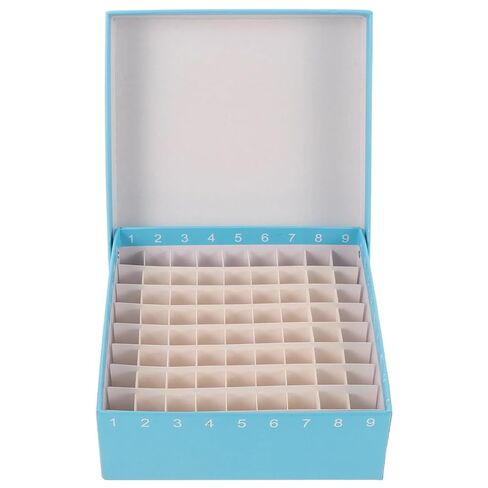 Cardboard Freezer Box 10Pcs Paper Freezer Tube Box Refrigerator Stand Lab Holder Centrifuge Storage for Centrifuge Freezer Laboratory in Saudi Arabia