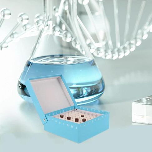 Cardboard Freezer Box 10Pcs Paper Freezer Tube Box Refrigerator Stand Lab Holder Centrifuge Storage for Centrifuge Freezer Laboratory in Saudi Arabia