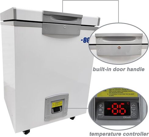 TECHTONGDA -122°F / -86℃ Ultra Low Temperature Freezer 28L Laboratory Refrigerator for Biological Samples, High-End Seafood and Dry Ice Storage in Kuwait