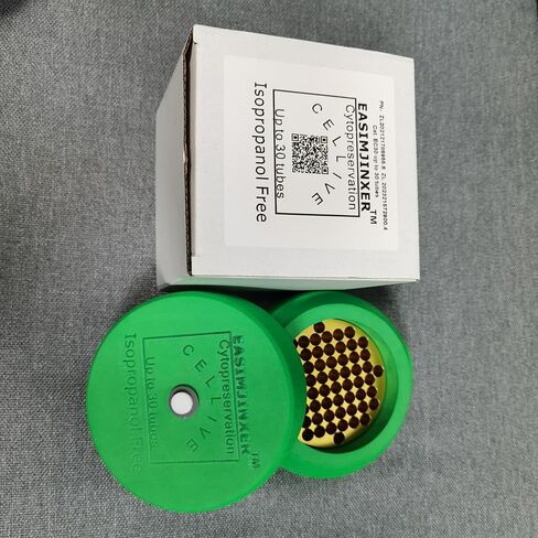 CryoKing 64-Well Cryoboxes، -1 درجة مئوية (-33.8 درجة فهرنهايت) حاوية تجميد الخلايا، صناديق تجميد EVA، صندوق تبريد إجراءات المختبر لقوارير 1.2 مل، قطعة واحدة من حاويات التجميد in Saudi Arabia
