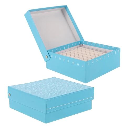 Cardboard Freezer Box 10pcs Tube Box Centrifuge Storage Holder Microcentrifuge Container Paper Lab Sample ganizing for Centrifuge Freezer Laboratory in Saudi Arabia