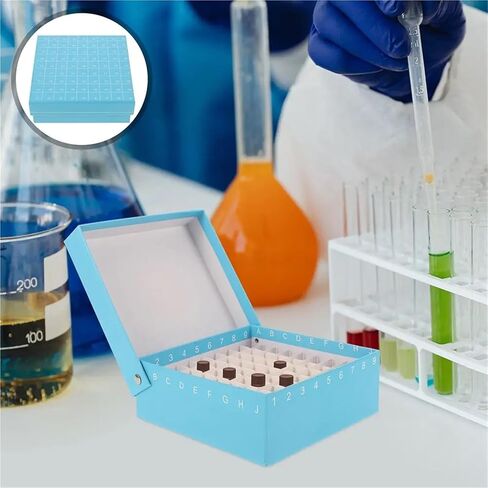 Cardboard Freezer Box 10pcs Tube Box Centrifuge Storage Holder Microcentrifuge Container Paper Lab Sample ganizing for Centrifuge Freezer Laboratory in Saudi Arabia