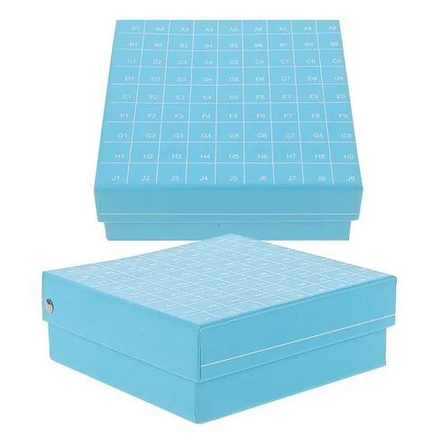 Cardboard Freezer Box 10pcs Tube Box Centrifuge Storage Holder Microcentrifuge Container Paper Lab Sample ganizing for Centrifuge Freezer Laboratory in Saudi Arabia