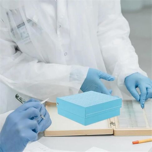 Cardboard Freezer Box 10pcs Tube Box Centrifuge Storage Holder Microcentrifuge Container Paper Lab Sample ganizing for Centrifuge Freezer Laboratory in Saudi Arabia