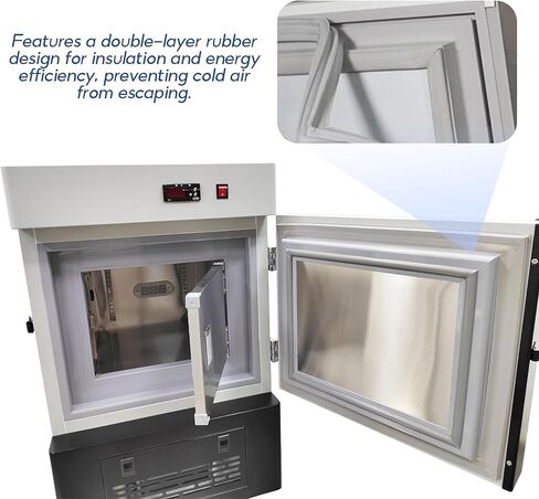 TECHTONGDA -49°F / -45℃ Ultra Low Temperature Freezer 30L Laboratory Refrigerator for Biological Samples, High-End Seafood and Dry Ice Storage in Kuwait