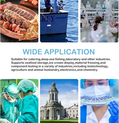 Ultra Low-temperature Freezer -45°C/-49°F Portable Lab Cryogenic Freezer 30L for Laboratory Samples Storage Electronics Chemistry in Kuwait