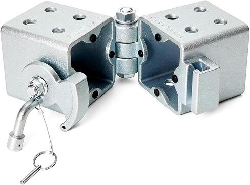 طقم لسان المقطورة القابل للطي، يوفر مساحة تخزين، تصنيف 5000 رطل، لسان مقطورة 3 × 3 بوصة، فولاذ عالي الكربون مقاوم للتآكل والصدأ، قفل مزدوج، سهل التركيب، ضمان لمدة 5 سنوات in Kuwait