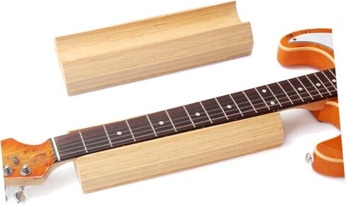Guitar Neck Fingerboard Support Wood Grain Design for Luthiers Lightweight and Durable Holder for Secure Instrument Protection Khaki in Saudi Arabia