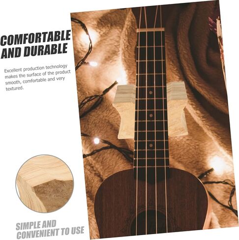 Yardwe Acoustic Guitar Neck Rest Compact Durable Support for Guitar Maintenance Convenient Neck Holder for and Use High End Material for Performance in Saudi Arabia