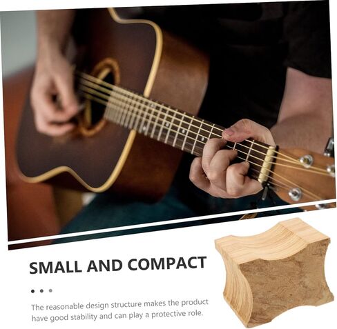 Yardwe Acoustic Guitar Neck Rest Compact Durable Support for Guitar Maintenance Convenient Neck Holder for and Use High End Material for Performance in Saudi Arabia