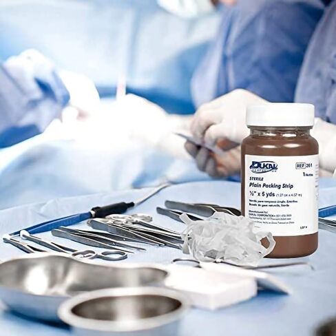 Dukal 260 Plain Wound Packing Strips 1/4 in. x 5 Yards Sterile (Each) in Kuwait