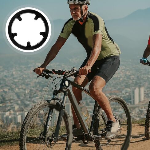 Alasum 40-Tooth Bike Chainring Guard خفيف الوزن سلسلة الدراجة الجبلية حامي سهل التركيب متين دراجة سلسلة ضرس غطاء للطريق و in Kuwait