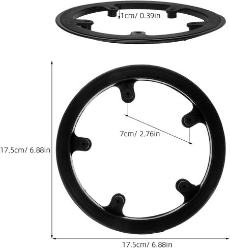 Alasum 40-Tooth Bike Chainring Guard خفيف الوزن سلسلة الدراجة الجبلية حامي سهل التركيب متين دراجة سلسلة ضرس غطاء للطريق و in Kuwait