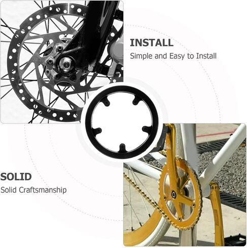 Alasum 40-Tooth Bike Chainring Guard خفيف الوزن سلسلة الدراجة الجبلية حامي سهل التركيب متين دراجة سلسلة ضرس غطاء للطريق و in Kuwait