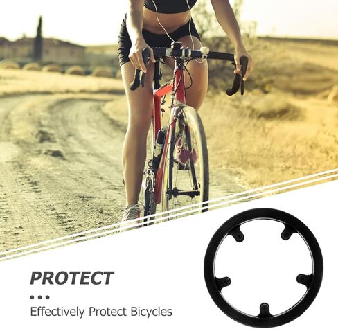 Alasum 40-Tooth Bike Chainring Guard خفيف الوزن سلسلة الدراجة الجبلية حامي سهل التركيب متين دراجة سلسلة ضرس غطاء للطريق و in Kuwait