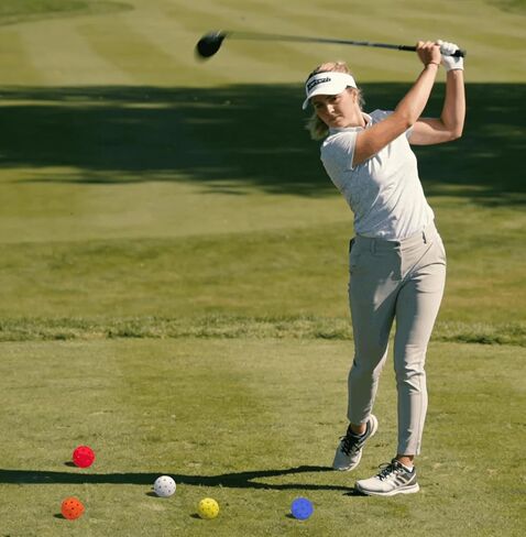 كرات الجولف من بوكيت جيم، 6 عبوات من كرات لعبة الفناء البديلة مع حقيبة حمل in Kuwait