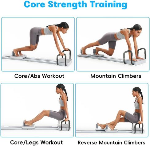 Pilates Reformer, Multifunctional Pilates Equipment for Abs Workout and Leg Exercise, Ski Machine, Pilates Board for Home Gym Full Body Workout in Saudi Arabia