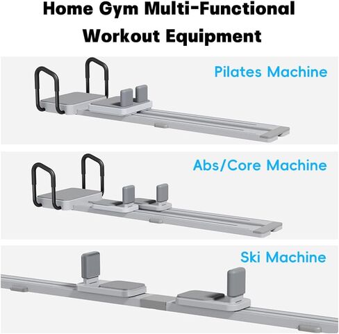 Pilates Reformer, Multifunctional Pilates Equipment for Abs Workout and Leg Exercise, Ski Machine, Pilates Board for Home Gym Full Body Workout in Saudi Arabia