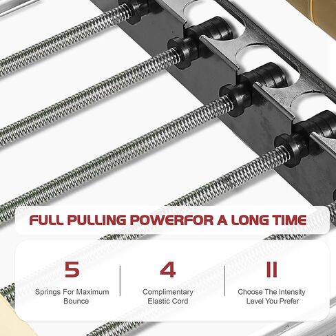 آلة إصلاح بيلاتيس كاسافوريا، معدات بيلاتيس قابلة للطي للتدريبات المنزلية مع النوابض والحبال، آلة بيلاتيس للاستخدام المنزلي، مثالية للمبتدئين، تحمل ما يصل إلى 330 رطلاً in Kuwait