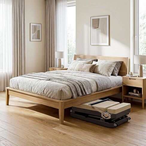 آلة إصلاح بيلاتيس كاسافوريا، معدات بيلاتيس قابلة للطي للتدريبات المنزلية مع النوابض والحبال، آلة بيلاتيس للاستخدام المنزلي، مثالية للمبتدئين، تحمل ما يصل إلى 330 رطلاً in Kuwait