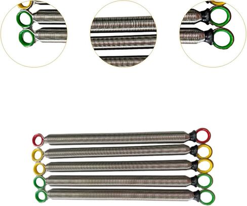 5Pcs Pilates Bed Spring, Pilates Bed Parts Repair Hardware, Fitness Accessories, Sturdy Stainless Steel Replacement Spring in Saudi Arabia