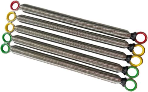 5Pcs Pilates Bed Spring, Pilates Bed Parts Repair Hardware, Fitness Accessories, Sturdy Stainless Steel Replacement Spring in Saudi Arabia