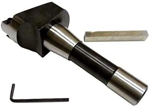 Fly Cutter R8 Shank I Drawbar 7/16 UNF I آلة طحن I HSS بت 5/16 بوصة ومفتاح in Kuwait