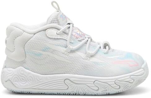 PUMA Toddler Girls Mb.03 Iridescent Basketball Sneakers Shoes - White in Saudi Arabia