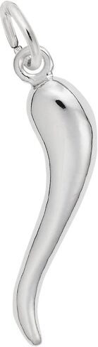 Sterling Silver Italian Horn Charm in Kuwait