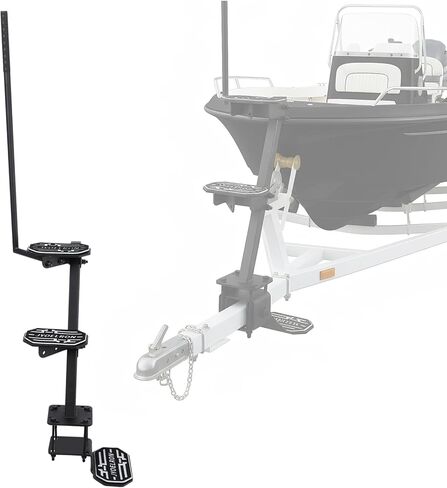 Generic Three Steps Yacht Staircase with Handrails Anti-Skid Protection Boat Step Capacity 450 Lbs for Boats Dock & Launching in Saudi Arabia