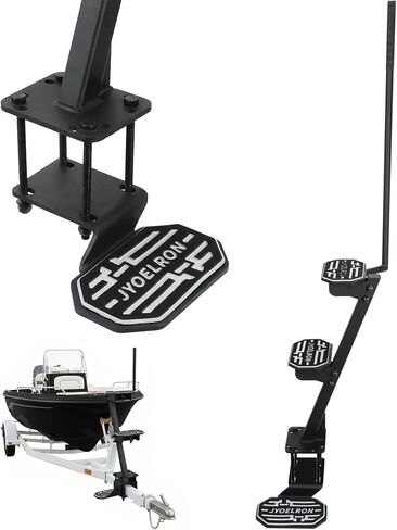 Generic Pad Staircase with Handrails Anti-Skid Protection Boat Step Capacity 450 Lbs for Boats Dock & Launching in Saudi Arabia