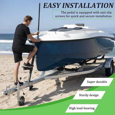 Generic Pad Staircase with Handrails Anti-Skid Protection Boat Step Capacity 450 Lbs for Boats Dock & Launching in Saudi Arabia
