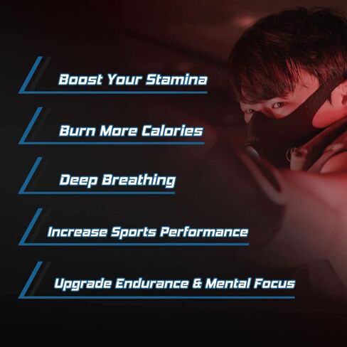 Brest Mask - Breathable Mask for Sports, Workout Endurance and Performance, High Altitude Training, Better Lung Capacity and More Effective Calories Burning, Hands-Free Workout Mask in Saudi Arabia