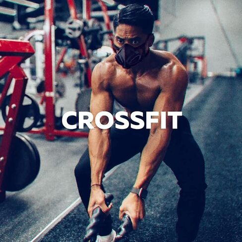 قناع اللياقة البدنية للتمرين، قناع تمرين الارتفاع مع 8 مستويات للتنفس، محاكاة تدريب الارتفاع، مدخل هواء عالي التدفق مزدوج الجانب، للعدائين وراكبي الدراجات والرياضيين in Kuwait