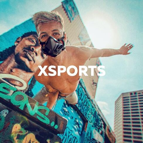 قناع اللياقة البدنية للتمرين، قناع تمرين الارتفاع مع 8 مستويات للتنفس، محاكاة تدريب الارتفاع، مدخل هواء عالي التدفق مزدوج الجانب، للعدائين وراكبي الدراجات والرياضيين in Kuwait