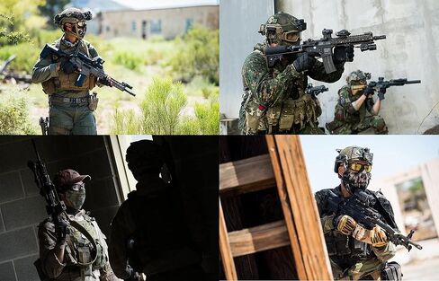 Evike Airsoft - Matrix Iron Face Carbon Steel Mesh Striker V1 Lower Half Face Pro (Color: OD Green) in Kuwait