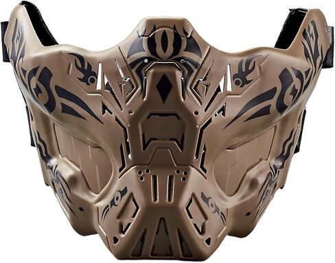 قناع iHOO Airsoft، أقنعة واقية إبداعية، قناع شبح نصف وجه، قناع ألعاب خارجي، قناع تنكري للهالوين، أقنعة رياضية خارجية in Kuwait