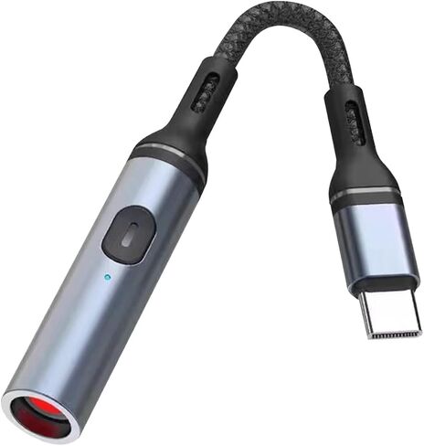 Electric Lighter USB 0.8M Cable Windproof Waterproof, Zinc Alloy Material, Compact and Convenient for Daily Use, Traveling, Automotive in Kuwait