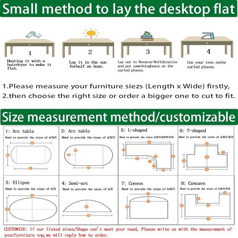 23x19 Inch PVC Clear Desk Cover Mats Table Pad Protector Plastic Vinyl Tablecloth Cover 1.5mm Non-Slip Dining Room Table Protector for Protective Meeting Wood Marble Furniture Surface in Saudi Arabia