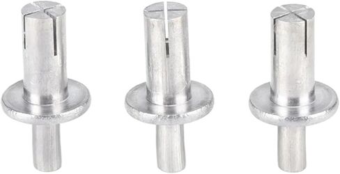 Hammer Rivets 30/50/100pcs Aluminum Expansion Rivets Hammer Drive Piercing Rivets with Stainless Steel Rod for Fastening(50PCS,5x11mm) in Saudi Arabia