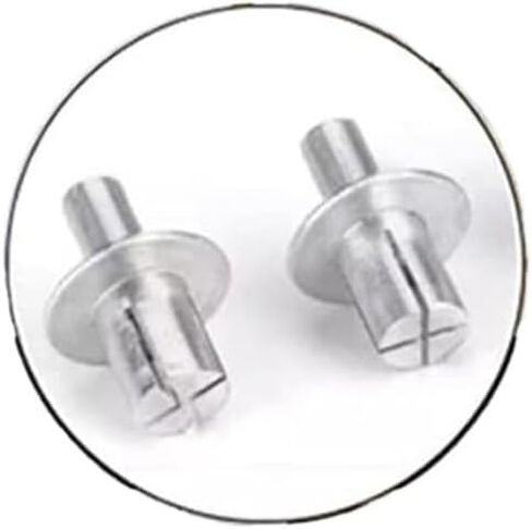 Hammer Rivets 10-500PCS Hammer Drive Expansion Aluminum Nail Head Piercing Rivets Gypsum Board Hollow Wall Expansion Aluminum Nails Fasteners(30PCS,5X11mm) in Saudi Arabia