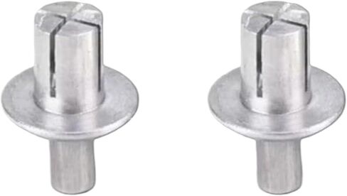 Hammer Rivets Hammer Drive Expansion Nails Head Piercing Rivet Aluminum Alloy Expansion Rivets Stainless Steel Rod Screws Board Wall Fasteners(50pcs,11mm) in Saudi Arabia