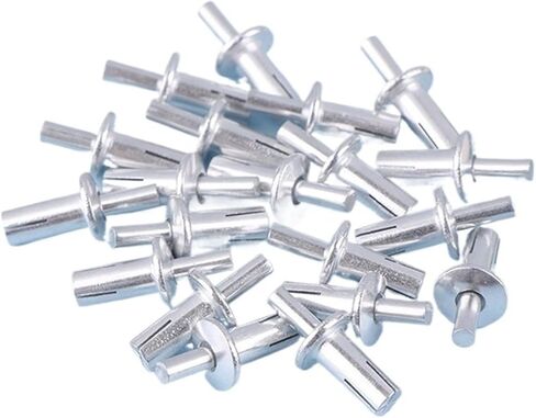 Hammer Rivets 20pcs Hammer Drive Expansion Aluminum Nail Head Piercing Rivets Gypsum Board Hollow Wall Expansion Aluminum Nails Screws Fastene(A2) in Saudi Arabia