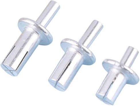Hammer Rivets 20pcs Hammer Drive Expansion Aluminum Nail Head Piercing Rivets Gypsum Board Hollow Wall Expansion Aluminum Nails Screws Fastene(A2) in Saudi Arabia