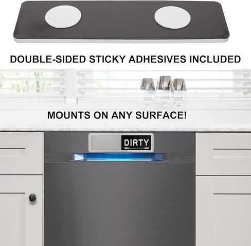 Clean Dirty Dishwasher Magnet Sign - Strong Magnetic Kitchen Decor Indicator, Easy to Read & Slide, Universal Fit for Any Dishwasher in Saudi Arabia