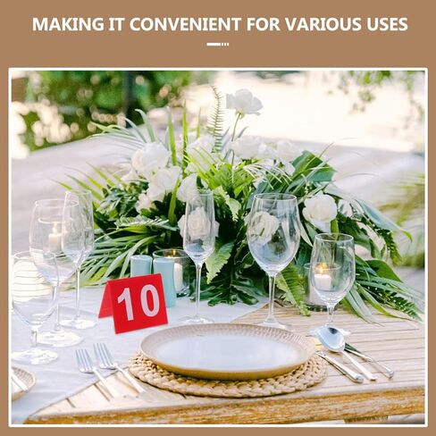 Double-Sided Acrylic Table Number Cards 1-25 Clear for Restaurants Weddings Offices Hotels Minimalist Table Signs Easy to Clean in Saudi Arabia