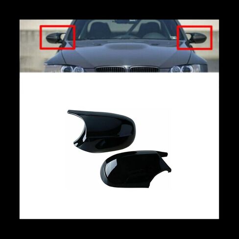 Car Rearview Mirror Cap Wing Side Mirror Cover Compatible with Facelift E90 E91 2008 2011 E92 E93 2010 2013 LCI in Saudi Arabia